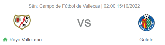 Nhận định bóng đá Vallecano vs Getafe, 02h00 ngày 15/10: Chủ nhà thắng và tài hiệp 1