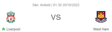 Nhận định bóng đá Liverpool vs West Ham, 01h30 ngày 20/10