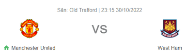 Nhận định bóng đá MU vs West Ham, 23h15 ngày 30/10: Old Trafford mở hội