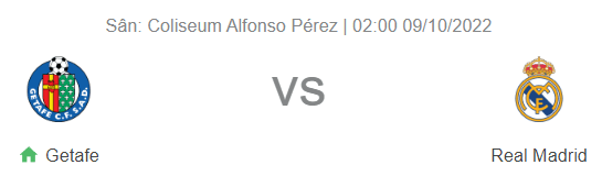 Nhận định bóng đá Getafe vs Real, 02h00 ngày 9/10: Derby của riêng đội khách