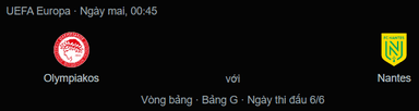 Nhận định Olympiakos vs Nantes C2 ngày 11/04 : Không còn đường lùi