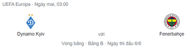 Nhận định Dynamo Kiev vs Fenerbahce: Chủ nhà giương cờ trắng ,C2 ngày 11/04