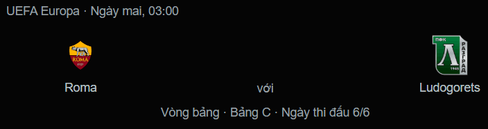 Nhận định bóng đá Roma vs Ludogorets, 03h00 ngày 4/11: Thắng và giành vé