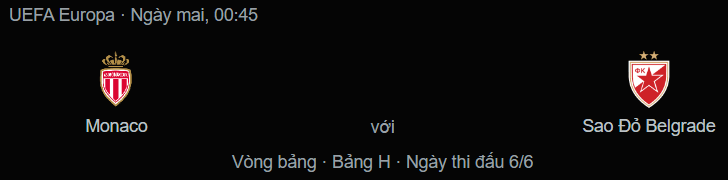 Nhận định bóng đá Monaco vs Crvena Zvezda: Không còn đường lùi , ngày 11/04