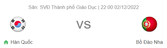 Nhận định bóng đá Hàn Quốc vs Bồ Đào Nha, 22h00 ngày 2/12