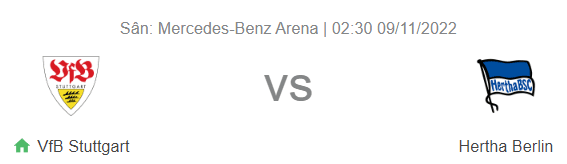 Nhận định bóng đá Stuttgart vs Hertha Berlin 2h30 ngày 9/11 