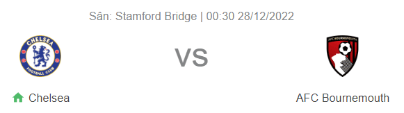 Nhận định bóng đá Chelsea vs Bournemouth, 0h30 ngày 28/12 