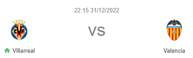 Nhận định bóng đá Villarreal vs Valencia, 22h15 ngày 31/12