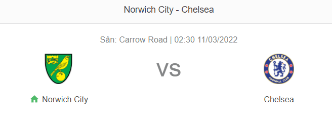 Soi kèo Norwich vs Chelsea 2h30 ngày 11/3 Ngoại hạng Anh