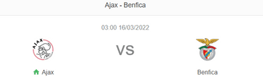 Nhận định bóng đá Ajax vs Benfica, 03h00 ngày 16/3