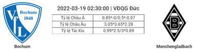 Soi kèo, dự đoán Bochum vs Gladbach, 02h30 ngày 19/3 - Bundesliga