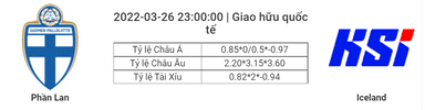 Soi kèo, dự đoán Phần Lan vs Iceland, 21h00 ngày 26/3 - Giao hữu Quốc tế