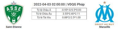 Soi kèo, dự đoán Saint Etienne vs Marseille, 02h00 ngày 3/4 - VĐQG Pháp