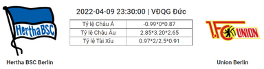 Soi kèo, dự đoán Hertha Berlin vs Union Berlin, 23h30 ngày 9/4 - VĐQG Đức