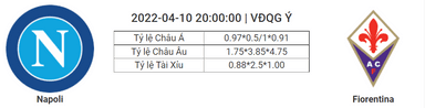 Soi kèo, dự đoán Napoli vs Fiorentina, 20h00 ngày 10/4 - Serie A