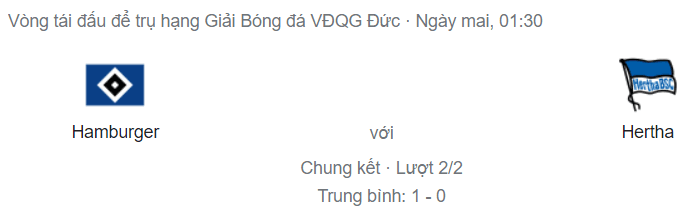 Nhận định bóng đá Hamburg vs Hertha , 01h30 ngày 24/05: Nỗi buồn cho đội bóng thủ đô