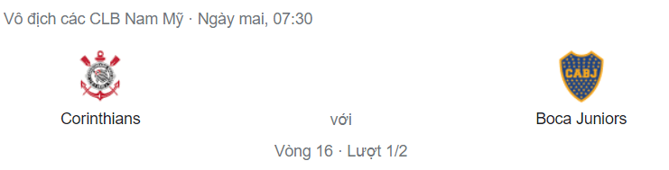 Nhận định bóng đá Corinthians vs Boca, 07h30 ngày 29/6: Điểm tựa sân nhà