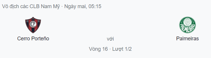 Nhận định Cerro Porteno vs Palmeiras, 5h15 ngày 30/6