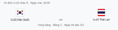 Nhận định bóng đá 20h00 ngày 8/6, U23 Hàn Quốc vs U23 Thái Lan: Khó diễn sâu