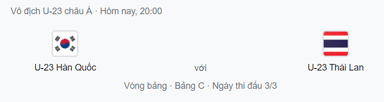 Nhận định bóng đá 20h00 ngày 8/6, U23 Hàn Quốc vs U23 Thái Lan: Khó diễn sâu