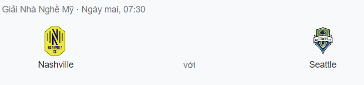 Nhận định Nashville vs Seattle Sounders, 7h37 ngày 14/7