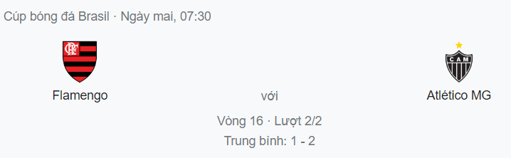 Nhận định Flamengo vs Atletico-MG, 07h30 ngày 14/07
