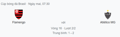 Nhận định Flamengo vs Atletico-MG, 07h30 ngày 14/07