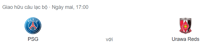 Nhận định bóng đá PSG vs Urawa Reds, 17h00 ngày 23/07