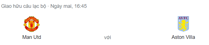Nhận định bóng đá MU vs Aston Villa, 16h45 ngày 23/7