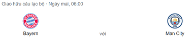 Nhận định bóng đá Bayern Munich vs Man City, 06h00 ngày 24/7: Đại tiệc tấn công