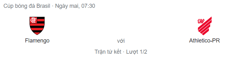 Nhận định Flamengo vs Athletico/PR, 7h30 ngày 28/7