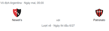 Nhận định Newell's Old Boys vs Parana, 5h ngày 5/7