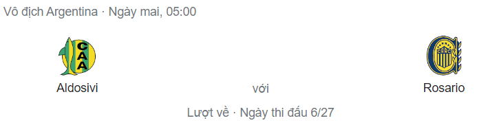 Nhận định Aldosivi vs Rosario Central, 5h00 ngày 5/7