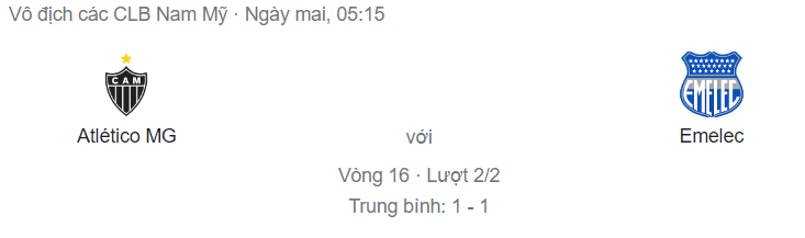 Nhận định  Atletico Mineiro vs Emelec, 5h15 ngày 6/7