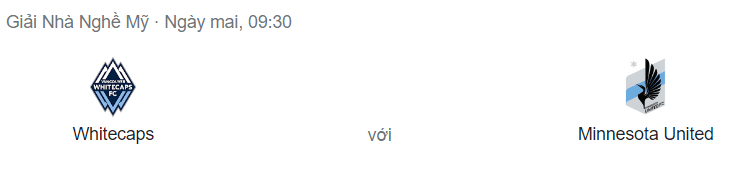 Nhận định Vancouver vs Minnesota, 9h37 ngày 9/7
