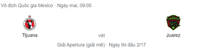 Nhận định Tijuana vs Juárez, 9h05 ngày 9/7