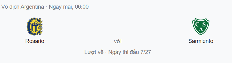 Nhận định Rosario Central vs Sarmiento Junín, 6h ngày 9/7