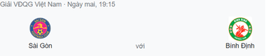 Nhận định Sài Gòn vs Bình Định, 19h15 ngày 9/7