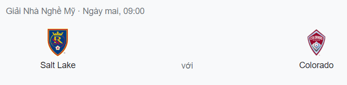 Nhận định Real Salt Lake vs Colorado Rapids, 9h07 ngày 10/7