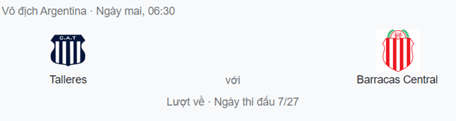 Nhận định Talleres Cordoba vs Barracas, 6h30 ngày 10/7