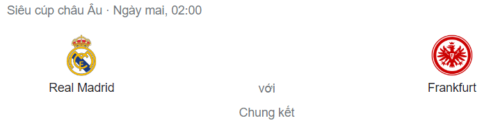 Nhận định bóng đá Real Madrid vs Eintracht Frankfurt, 2h ngày 11/8