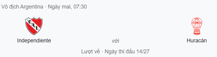 Nhận định Independiente vs Huracan, 7h30 ngày 17/8