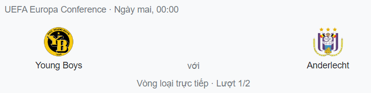 Nhận định bóng đá Young Boys vs Anderlecht, 0h ngày 19/8