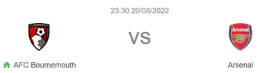 Nhận định bóng đá Bournemouth vs Arsenal, 23h30 ngày 20/8