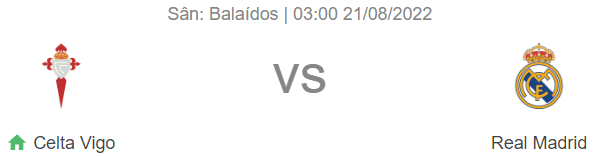 Nhận định bóng đá Celta Vigo vs Real Madrid, 03h00 ngày 21/8