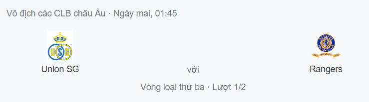 Nhận định Saint-Gilloise vs Rangers, 1h45 ngày 3/8