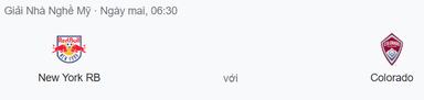 Nhận định NY Red Bulls vs Colorado Rapids, 06h30 ngày 03/08