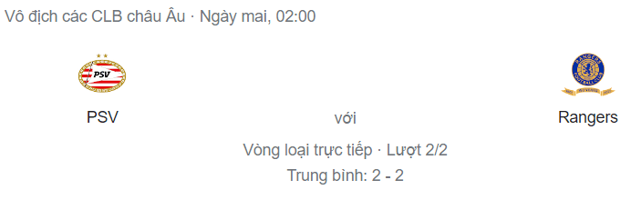 Nhận định bóng đá PSV vs Rangers, 02h00 ngày 25/8: Buộc khách phải dừng bước!