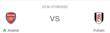 Nhận định bóng đá Arsenal vs Fulham, 23h30 ngày 27/8