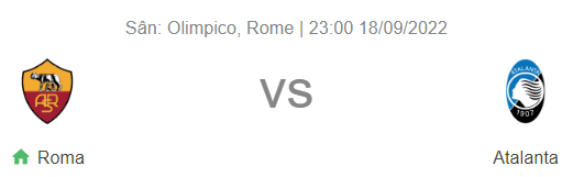 Nhận định bóng đá Roma vs Atalanta, 23h00 ngày 18/9